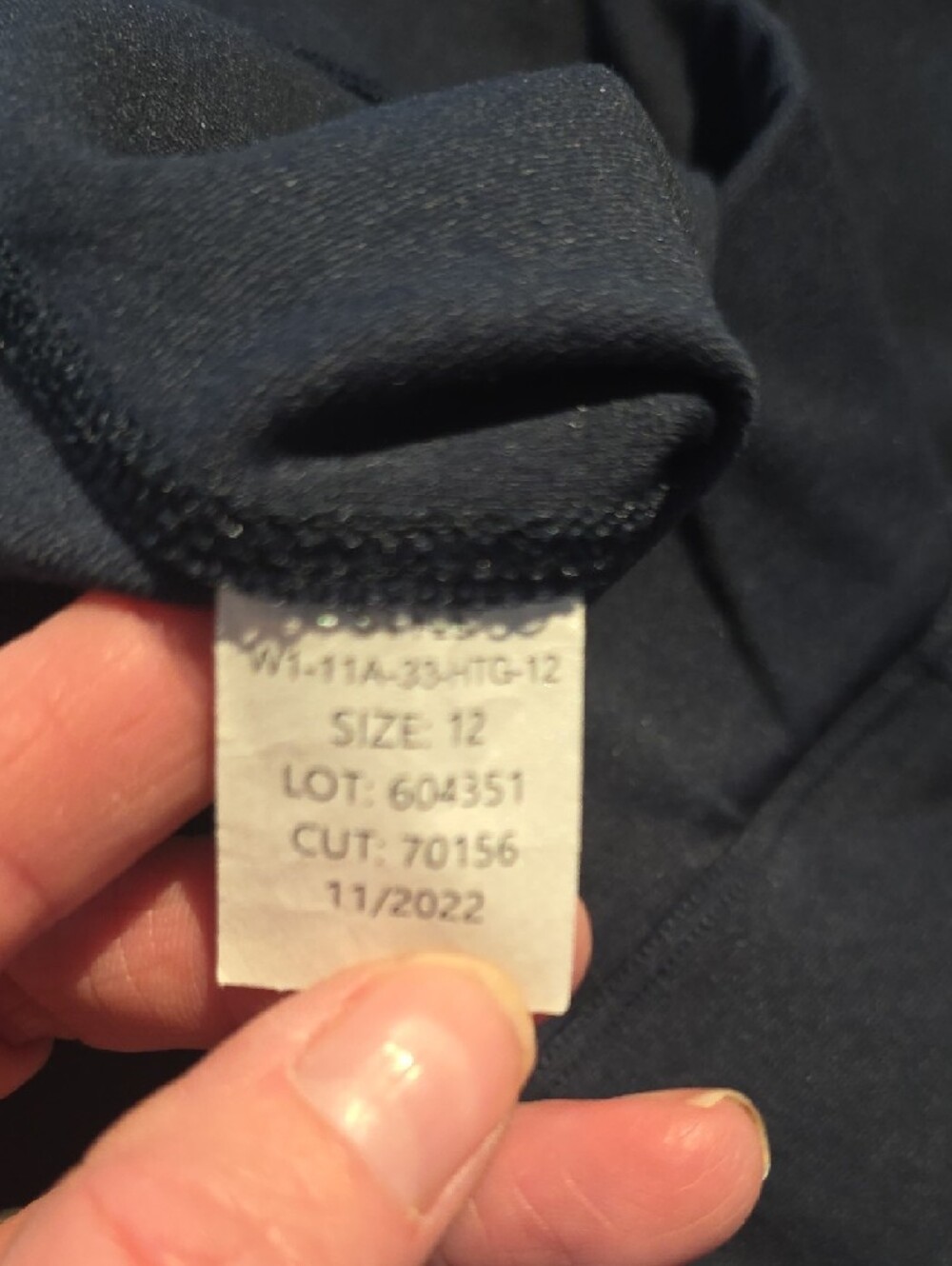 American Giant Navy Skinny Pants - Picture 3 of 8